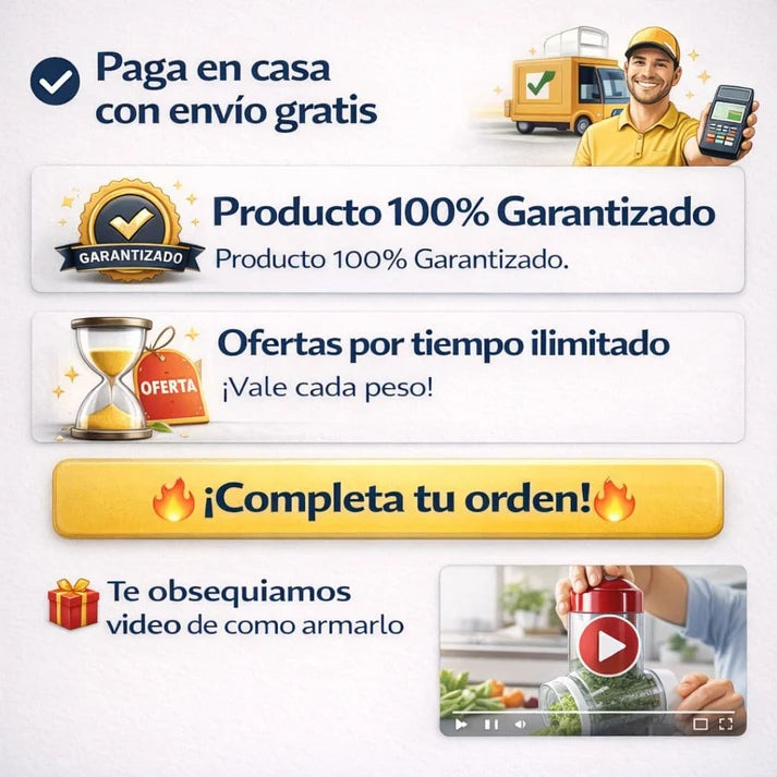 Molino Multiusos Premium 3 En 1